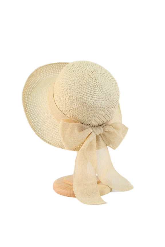 Women Floppy Sun Hats Fashionable Summer Wide Brim Cap BeachStraw Hat UV UPF50 Travel Packable Cotton