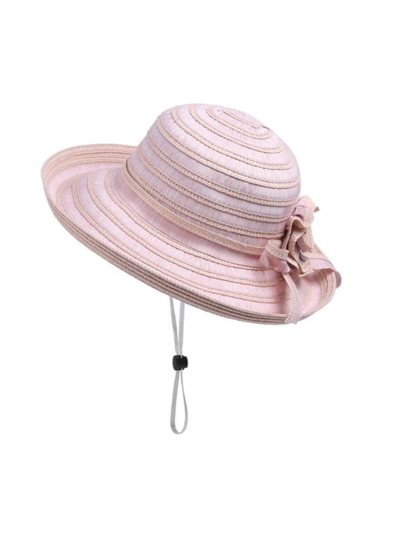 Women's Sun Hat UPF 50+ UV Sun Protection Wide Brim Beach Gardening Cap Cocktail Tea Party Wedding Sun Hat
