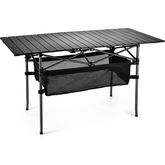 WUROMISE Camping Table, Black