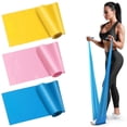 thumbnail image 1 of USTRIS 3Pcs Resistance Bands for Exercising, Latex-Free Exercise bands for Physical Therapy ,Workout Bands Resistance Bands Elastic Stretch Band for Rehab, Yoga, Pilates, Strength Training Women Men, 1 of 6