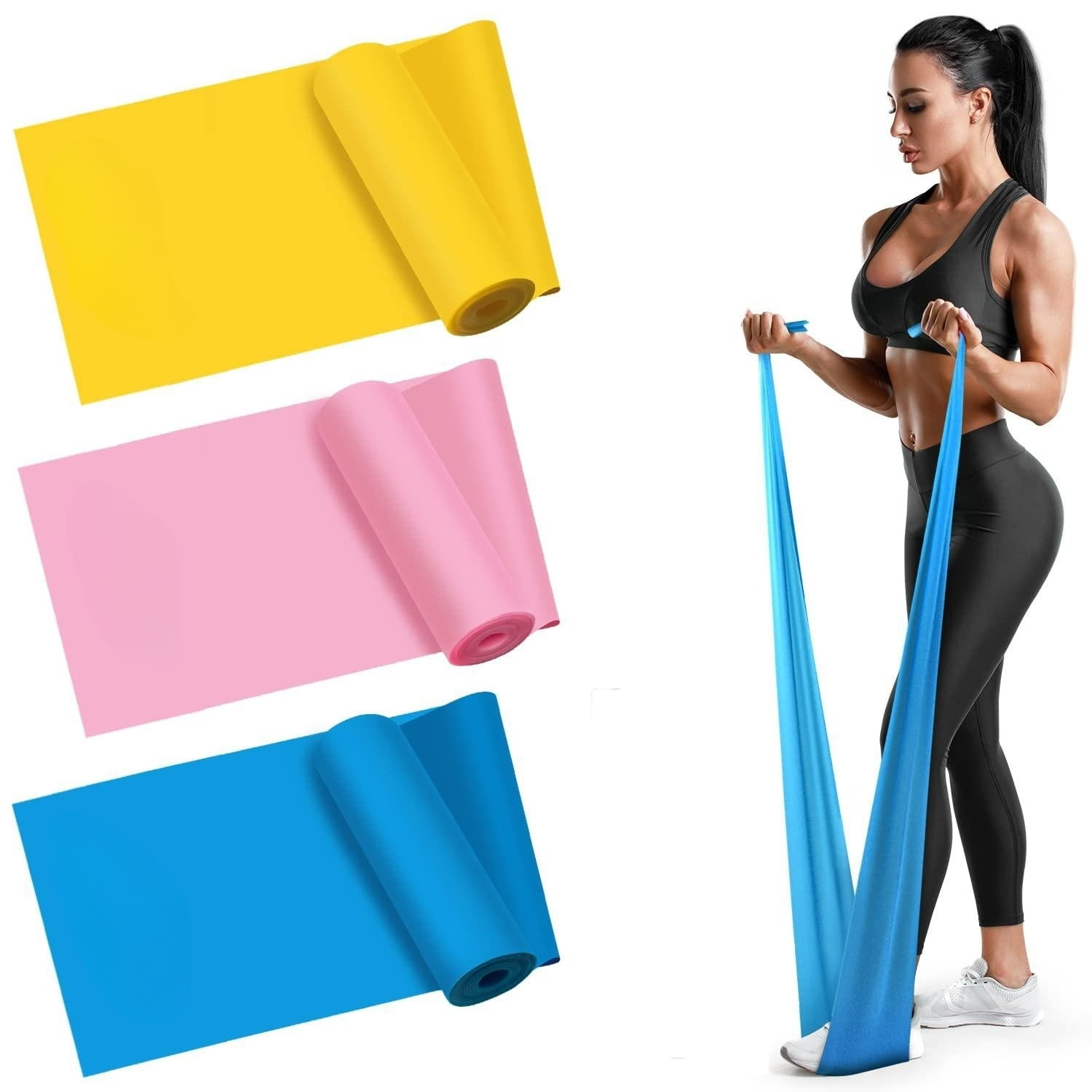 WUSI Resistance Bands, Exercise Bands, Physical Therapy Bands for