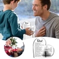 thumbnail image 1 of WUSUOWEI 2PCS Happy Father's Day Gifts from Daughter Son Acrylic Heart Keepsake Appreciation Plaque Table Centerpiece Decoration Dad Gifts Father's Day Holiday Dad Birthday Gifts,Thanksgiving Gifts, 1 of 6