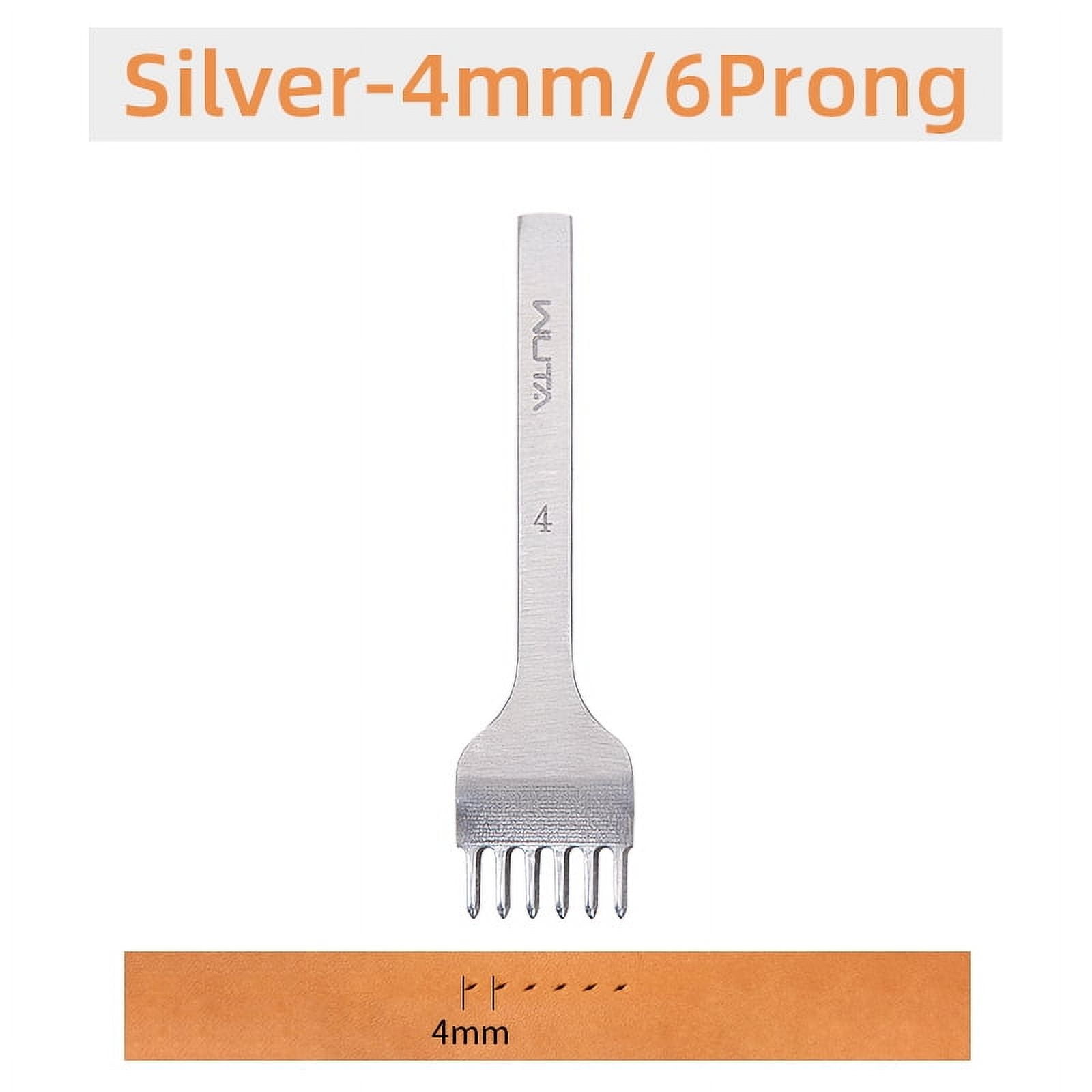 WUTA 1pc Leather Chisel Tool Diamond Pricking Iron Basic Hole Punch