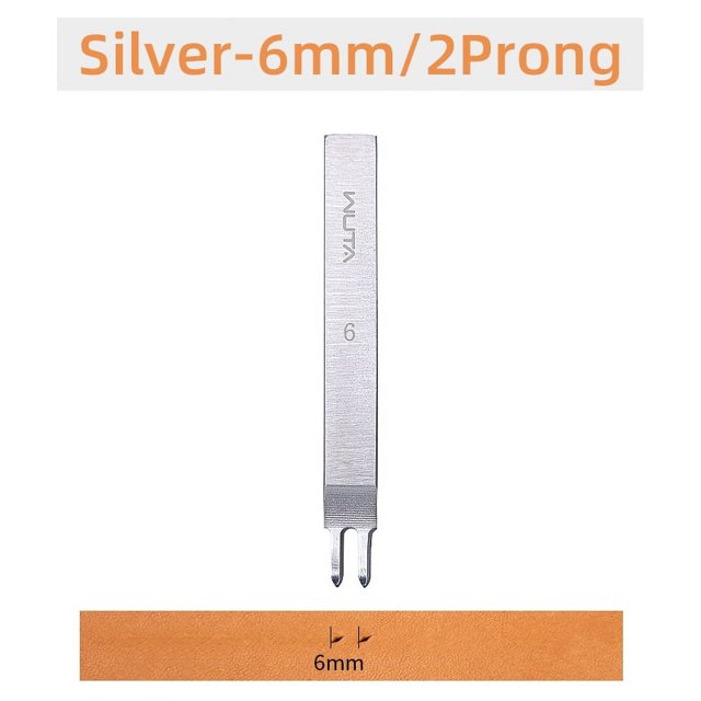 WUTA 1pc Leather Chisel Tool Diamond Pricking Iron Basic Hole Punch