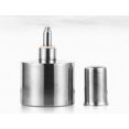 WUTA 200ml Stainless Steel+Brass Alcohol Burner Biology Chemistry