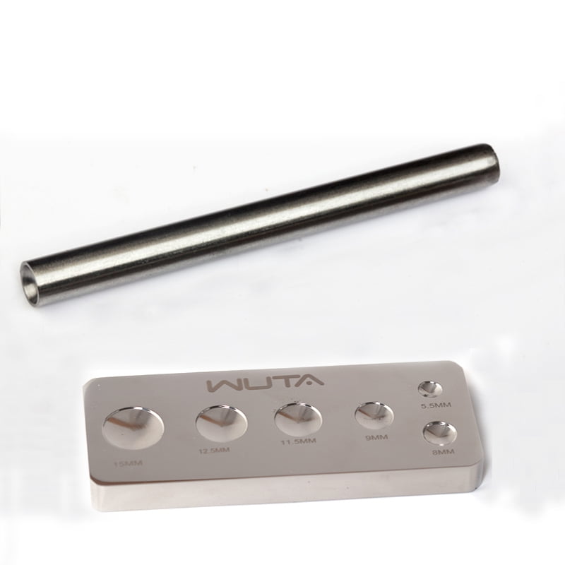 WUTA Leather Craft Mushroom Nail Setter Tool Kit & Steel Handmade DIY