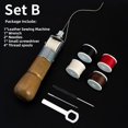 WUTA Leather Sewing Awl Thread Kit Speedy Stitcher Hand Sewing Machine