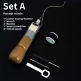 WUTA Leather Sewing Awl Thread Kit Speedy Stitcher Hand Sewing Machine