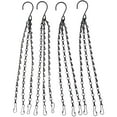 thumbnail image 1 of WUTYU 4pcs 14 inch Black Hanging Basket Chain with Hooks Flower Plant Pot Replacement Chain Hanger for Bird Feeders,Planter,Ornaments, 1 of 7