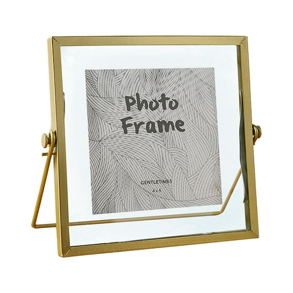 WUTYU Creative Handmade Diy Picture Frame Dry Flower Spec-imens Glass Pressed Flower Frame Handmade Vintage Hanging Picture Frames with Chain