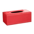 thumbnail image 1 of WUTYU Rectangular PU Leather Tissue Box Cover Holder,Modern Square Facial Tissue Holder Case Dispenser for Home and Car Decoration, 1 of 7