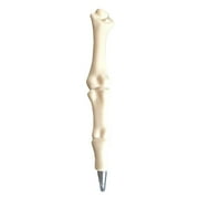 PULMCheerger Unique Design Smooth Writing Dur-able Novelty Bone Shape Ballpoint Pens Ink Pen Finger Pen Stationery Crazy Student 1Ml