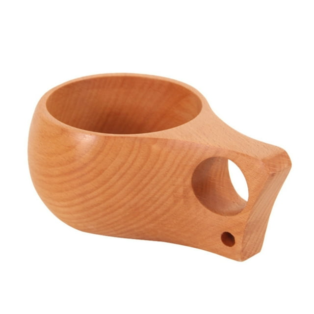 WUTYU Wooden Coffee Cup Bath Cooking Wood Rice Spoon Coffee Measure