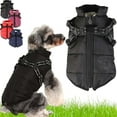 thumbnail image 1 of WUUJIPAI Dog Coats for Winter, Warm Waterproof Jacket with Harness & Zipper, 3-in-1 Snow Dog Coats for Small Medium Large Breeds, 1 of 10