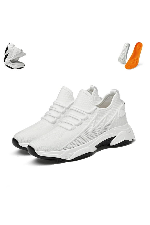 Tallure Height Increasing Sneakers for Men and Women – Invisible Lift 1.6"/2.4"/3.2"/4.1", Orthopedic Non-Slip Breathable Shoes for Walking, Hiking, and Daily Wear