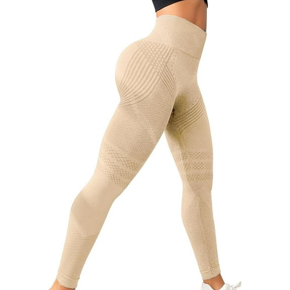 WUUJIPAI Womens 3D Compression Leggings, Slimming Anti Cellulite Leggings High Waist Push Up Yoga Sport Pants for Gym Sessions