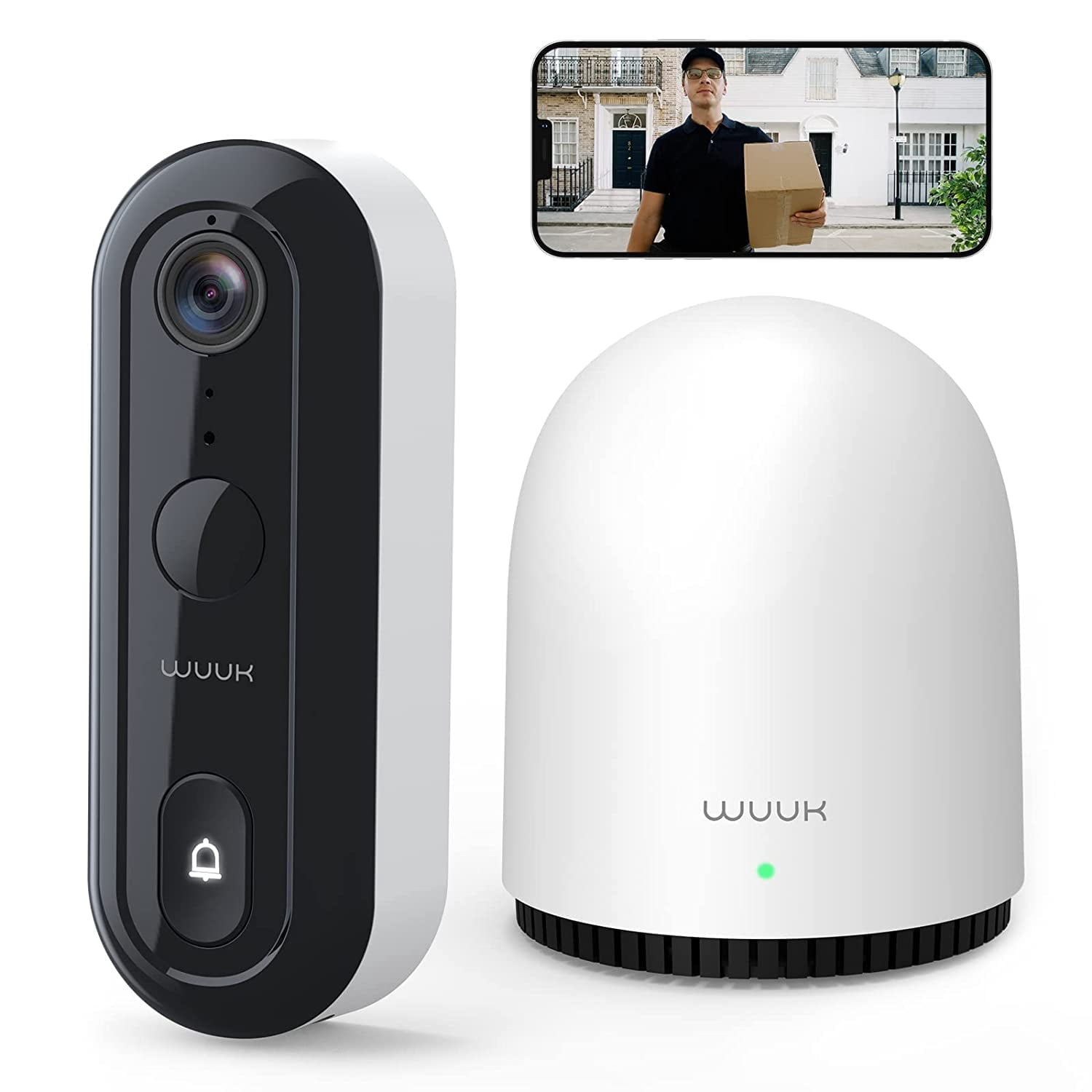 WUUK Memory Card With Adapter – Compatible With WUUK Wired Cam Pro V2, 4MP Pan Tilt Cam Pro, Indoor Wired Camera & Doorbell Camera