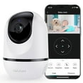 thumbnail image 1 of WUUK 4MP Indoor Pan/Tilt Security Camera, Baby Monitor with Camera and Audio, Wi-Fi Pet Camera with Phone APP, Motion Detection & Tracking, Night Vision, 2-Way Audio, Compatible with Alexa & Google, 1 of 9
