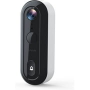 WUUK Add-on Video Doorbell Camera, Base Station Required,  Battery Powered Video Doorbell, 2K Resolution with HDR, Triple Motion Detection, IP65, Compatible with Alexa & Google