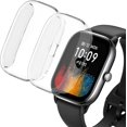 thumbnail image 1 of WUWOCJ 2-Pack Screen Protector Cases Compatible with Amazfit GTS4 Mini Smartwatch Covers Scratched Resistant All-Around Soft TPU Cover (Clear/Clear), 1 of 1