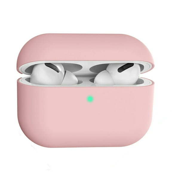 WUWOCJ Case Compatible with Airpods Pro,Soft Silicone Skin Case Cover Shock-Absorbing Protective Case (Pink)