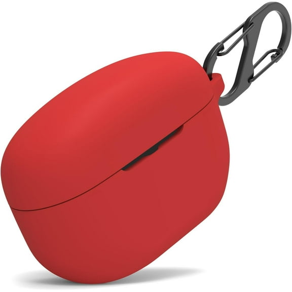 WUWOCJ Silicone Case Compatible for WF-1000XM5 Wireless Headphones Case Protective Cover (Red)