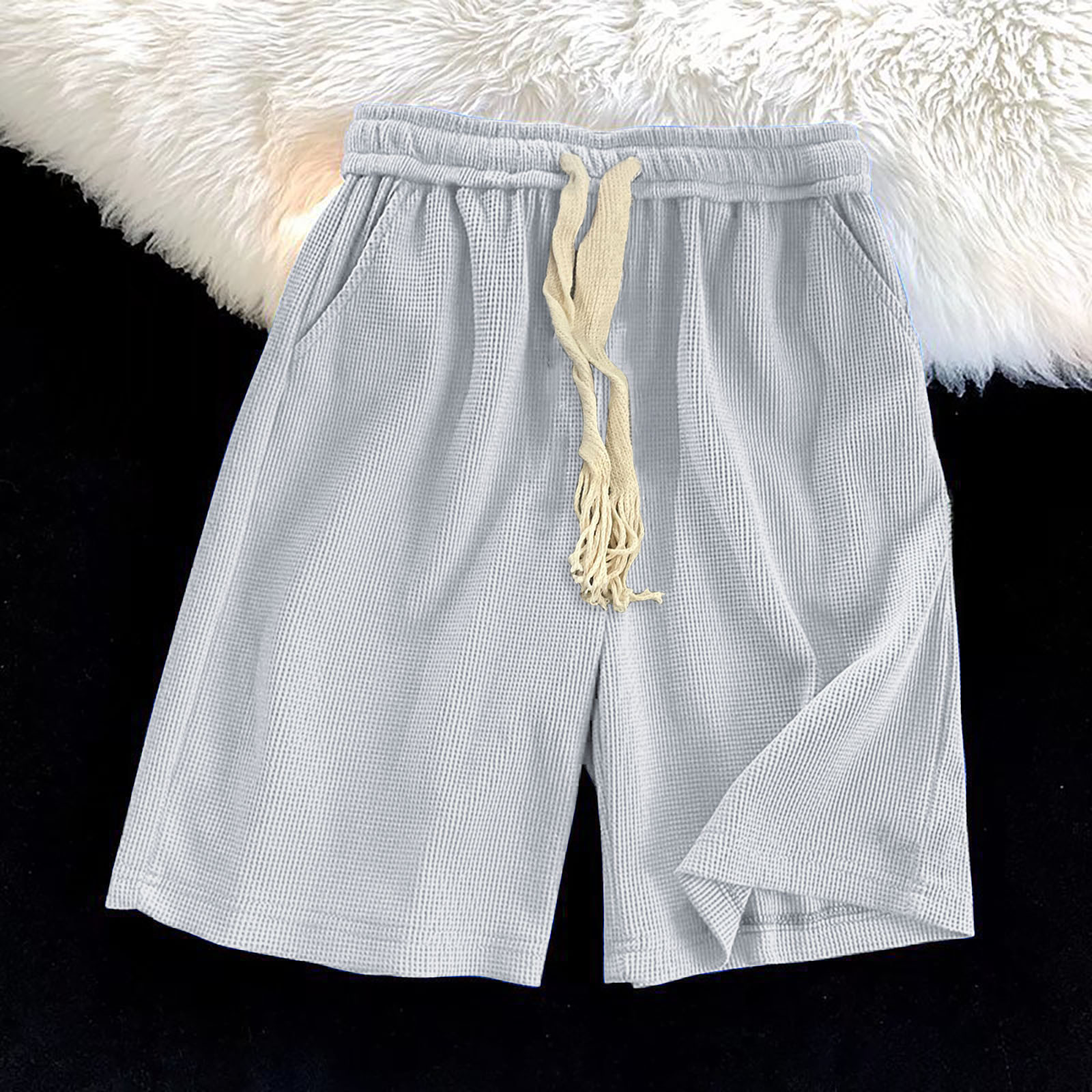 WUWUQF Plus Size Shorts Mens Casual Summer Breathable Sports Student