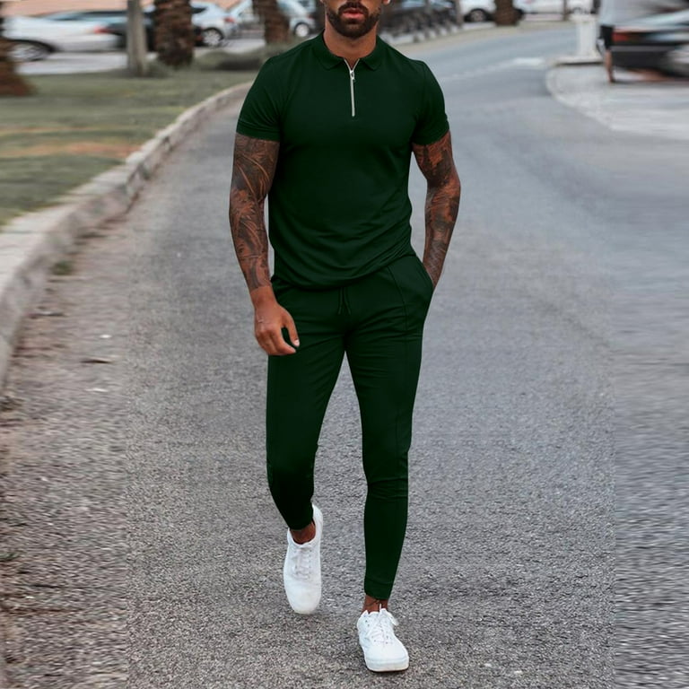 Short sleeve shirt with trousers discount