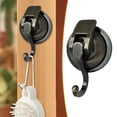 thumbnail image 1 of WUXIAB 4Pc Suction Cup Garland Hook,Electroplated Powerful Suction Hook,No-Drill Glass Surface Hook,Reusable Bathroom Suction Hook,Multi-Use Kitchen Suction Cup Hook For Kitchens Bathrooms Lavatories, 1 of 4