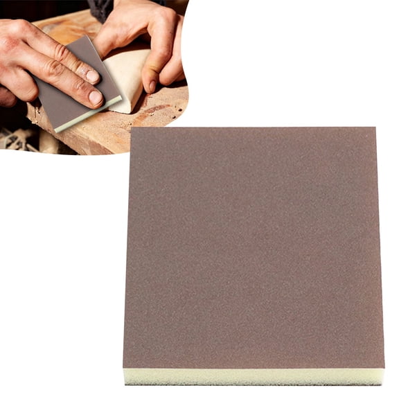 WUXIAB 8Pc Sanding Block Sponge,100Grit Sand Paper Block Brick,Washable Sanding Sponge,Drywall Sanding Blocks,Wood Working Rust Removal Polishing,Soft Sanding Blocks,Furniture Paint Sanding