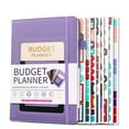 thumbnail image 1 of WUXIAB A5 Budget Planner Notebook,Undated Expense Tracker With Envelopes,Tear-Out Savings Dot-Grid Planner,Color-Coded Financial Budget Notebook,Rfid-Blocking Pu Leather Budget Planner,Purple, 1 of 9