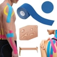 thumbnail image 1 of WUXIAB Athletic Sports Tape,Blue 1Inx5M Finger Ankle Wrist Knee Tape,Self Adhesive Bandage,Easy Tear Sports Tape,Athlete Trainer Tape,Team Color Tape,Waterproof Kinesiology Tape,Elastic Muscle Tape, 1 of 9