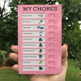 thumbnail image 1 of WUXIAB My Chores Task Planning Board,Item Completion Record Checklist,Slider 3 In 1 Routine Chart,Sturdy Plastic Reusable Notepad,Visual Schedule，Adhd Tools Routine Visual Schedule Reminder,A, 1 of 8