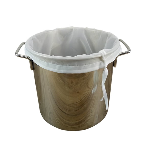 WUXIAB Cylindrical Filter Bag Reusable Fine Mesh Cotton Bags Multi-Use Food Filtering Brewing Cheese Cloth - 100% Natural Kitchen Strainers For Nut Milk,Cheese Making,Juicing & Brewing 1Pc