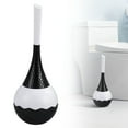 thumbnail image 1 of WUXIAB Hammered Elegant Toilet Brush & Holder Set,Anti-Splash 360°Cleaning,Durable Stain-Proof Toilet Bowl Brush,Luxury Decor Bathroom Accessory Housewarming Gift,Compact Space-Saving Heavy-Duty Tool, 1 of 9
