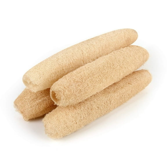 WUXIAB Natural Whole Loofah Dish Sponge,Organic Loofah Bath Shower Sponge Exfoliating Body Back Scrubber,Multipurpose Dish Sponges,100% Biodegradable Compostable,Dishwashing Scouring Pad
