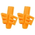 thumbnail image 1 of WUXIAB Orange Pencil Grips For Handwriting,Pencil Holder,Grippers,Ultra-Soft Material Pen Grip,Comfort Pen Writing Aid Grip Set Posture Correction Tool,Colorful Stationery Supplies 2 Pc, 1 of 2