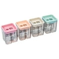 thumbnail image 1 of WUXIAB Pencil Sharpeners Manual Holes Compact Colored Handheld Pencil Sharpener for Adults stu.dents Class Home Lip Makeup Pencil Sharpener Manual,Dual Holes Handheld Pencil Sharpener 1Pc, 1 of 6