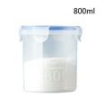 thumbnail image 1 of WUXIAB Plastic Storage Jars With Lids,Airtight Spice Containers,Food Container,Kitchen Pantry Candy Cookie Tea Leaves Storage,Food Storage Jars,Transparent Sealed Container,Reusable Meal Prep Storage, 1 of 4