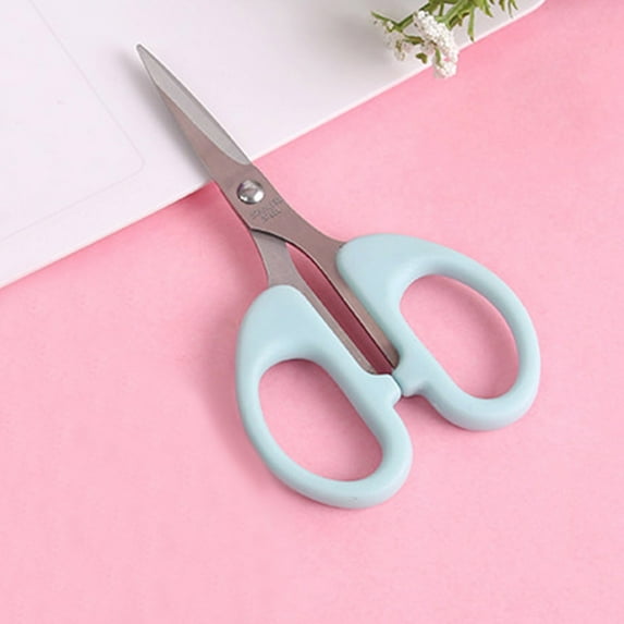 WUXIAB Scissors All Purpose,Stainless Steel Cutting Scissor,4.7 "Scissors,Household Scissors With Comfort Grip,Scissors For Sewing Knitting Crafting Cross Stitch Crochet blue