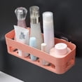 thumbnail image 1 of WUXIAB Shower Caddy Suction Cup,Powerful Suction Storage Caddy,No Drilling Bathroom Shelf,Waterproof Shower Organizer,Traceless Adhesive Storage Rack,Toiletries Bathroom Holder Pink, 1 of 8