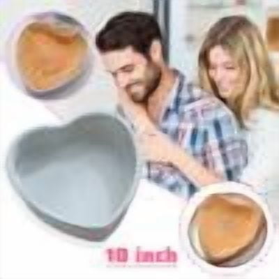 WUXIAB Silicone Heart Cake Pan,Nonstick Baking Mold,Heart-Shaped Cake Tool,Cheesecake Brownie Mold,Chocolate Jelly Baker,Festive Baking Pan,Valentine’S Baking Tool,Dessert Mold Supply Blue 10"