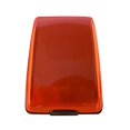 thumbnail image 1 of WUXIAB Sleek Business Card Case,Metal Leather Holder,Closure Card Carrier,Slim Pocket Name Card Case,Unisex Office Meeting Organizer,Blocking Card Holder,Polished Business Storage Orange, 1 of 1