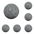 thumbnail image 1 of WUXIAB Stainless Steel Sponges Scrubbing Scouring Pad Steel Wool Scrubber,Heavy-Duty For Kitchens Bathroom Scrub Sponges For Cast Iron,Oven Racks,Scouring Stubborn Messes From Pots Pans,12Cm 10Pc, 1 of 5
