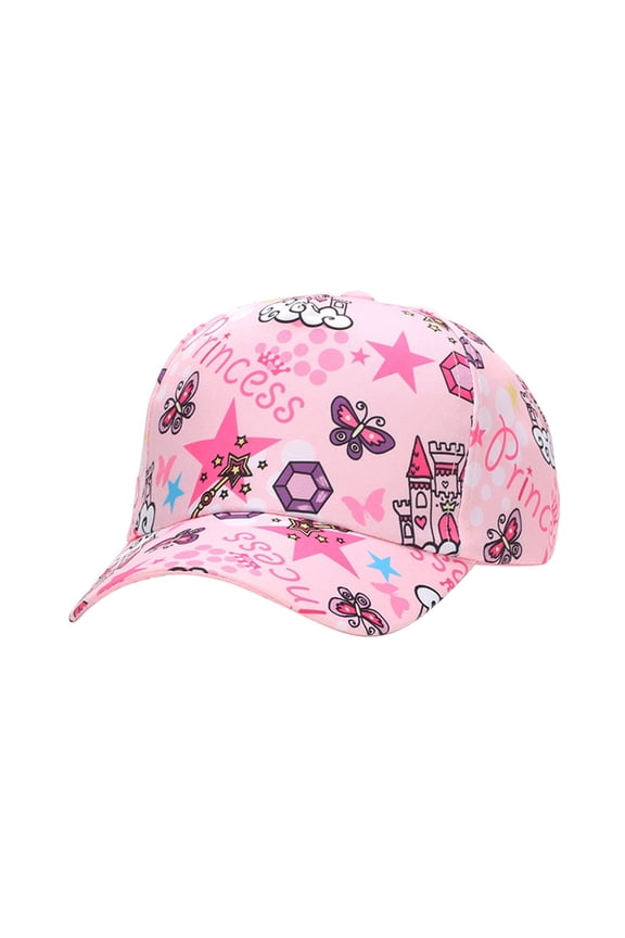 Baby Girls Sun Hats Baseball Cap Baby Cap Sun Hat Print Dinosaur Animal Pattern And Solid Color Hat Summer Cute Sun Caps,Pink,One Size