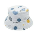 thumbnail image 1 of WUXIAN Baby Sun Hats Cartoon Print Sun Hat Adjustable With Wide Brim Bucket Hats For Kids Toddler Beach Bucket Hats,N,16, 1 of 1