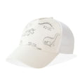 thumbnail image 1 of WUXIAN Boys Girls Sun Hats Mesh Baseball Hat Unisex Cotton Kids Trucker Hat Adjustable Baby Boys Sun Caps Girls Outdoor Bucket Hats,White,4-10 Years, 1 of 7