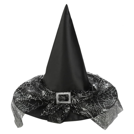 WUXIAN Boys Kids Sun Hats Star Kids Witch Hat Girls Lace Witch's hat For Kids Youth Teens Decorations Sun Caps,Silver,One Size