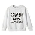 thumbnail image 1 of WUXIAN Boys Long Sleeves Plus Warm Pullover Letter Printed Casual Thick Round Neck Children Wear Toddler Baby Classic Cozy Clothing, 1 of 4