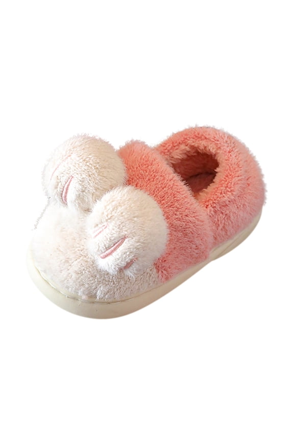 Child Bedroom Slippers For Cotton Slippers Girls Boys Slippers Memory Foam Comfy House Slippers Winter Warm Indoor Shoes Cute Footwear